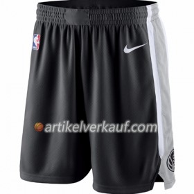 San Antonio Spurs Schwarz Nike Kurze Hose Swingman - Herren